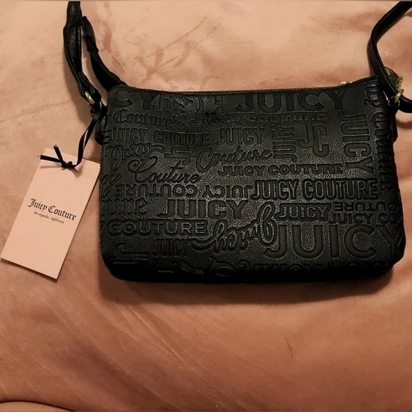 Black Juicy Couture Crossbody NWT - Picture 3 of 8
